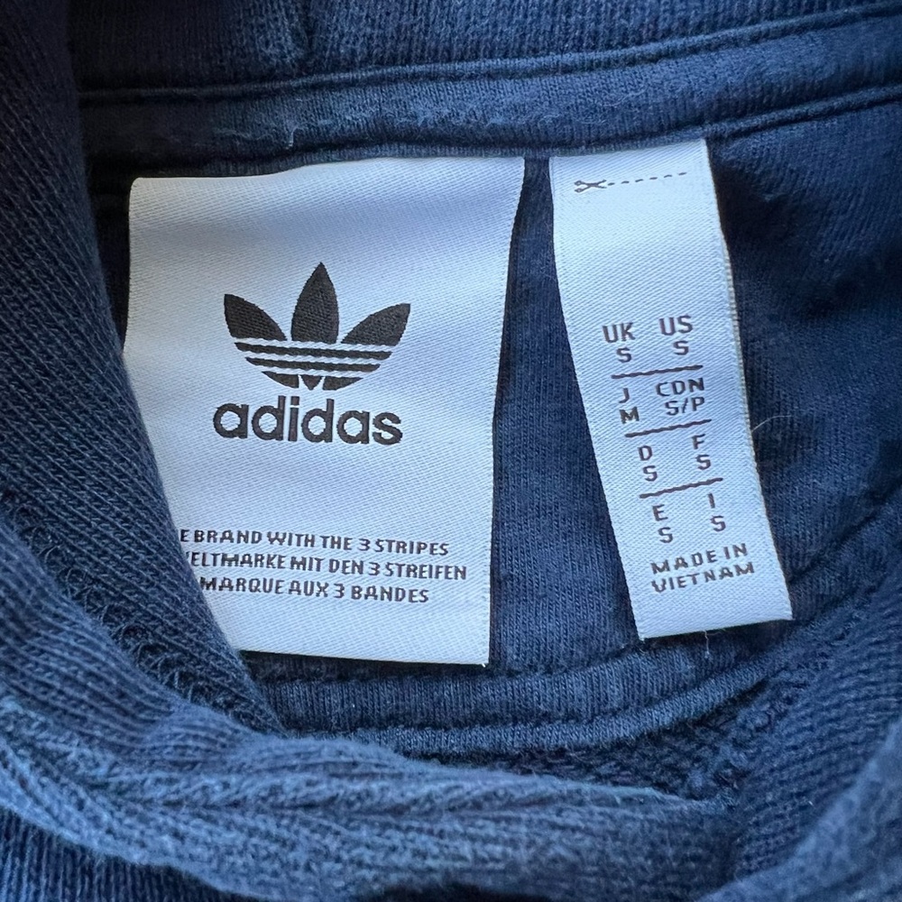 Adidas Men’s Navy Hoodie - Picture 3 of 3
